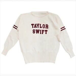 Taylor Swift Varsity Striped Sweater